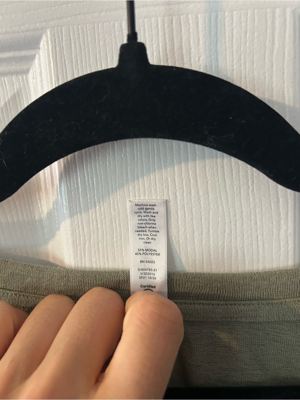 Athleta Olive V‑Neck Short Sleeve Tee - Picture 6 of 8